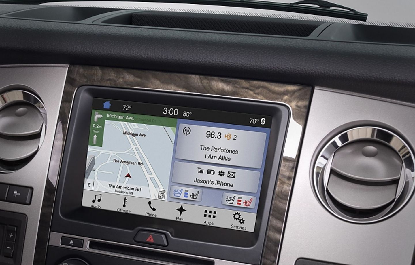 Das neue Sync3-System ist mit an Bord.