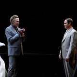 Christopher Walken (links) während des Drehs