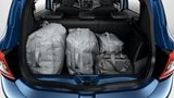 Der Kofferraum des Dacia Sandero fasst 320 bis 1.200 Liter