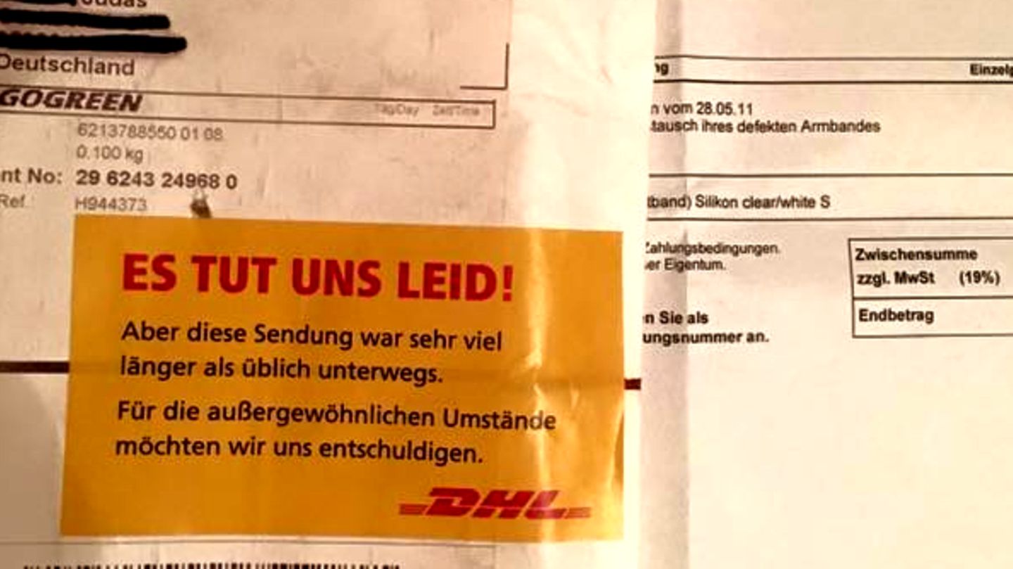 Dhl Liefert Paket Nach Viereinhalb Jahren Aus Stern De