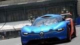 Das Konzept-Auto Alpine A110 50 drehte beim Monaco GP 2012 eine Runde