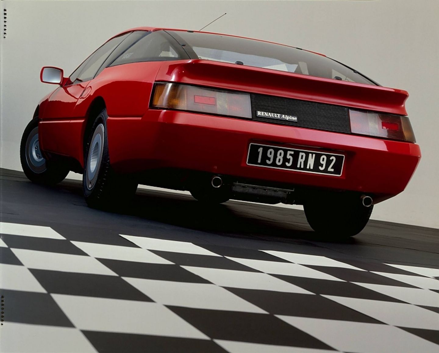 Das Heck des Alpine GT V6 (1985 bis 1987)