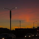 Die Hightech-Straßenlaternen können je nach Bedarf gedimmt werden