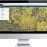 Die Hightech-Straßenlaternen sind vernetzt