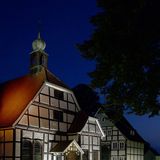 Auch Fachwerkhäuser erstrahlen in einem passendem Licht