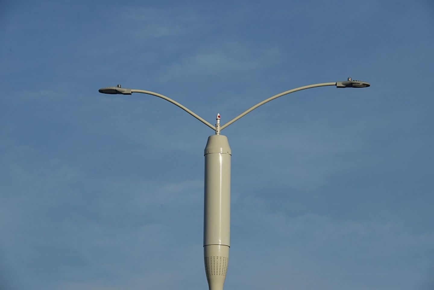 Eine Hightech-Straßenlaterne
