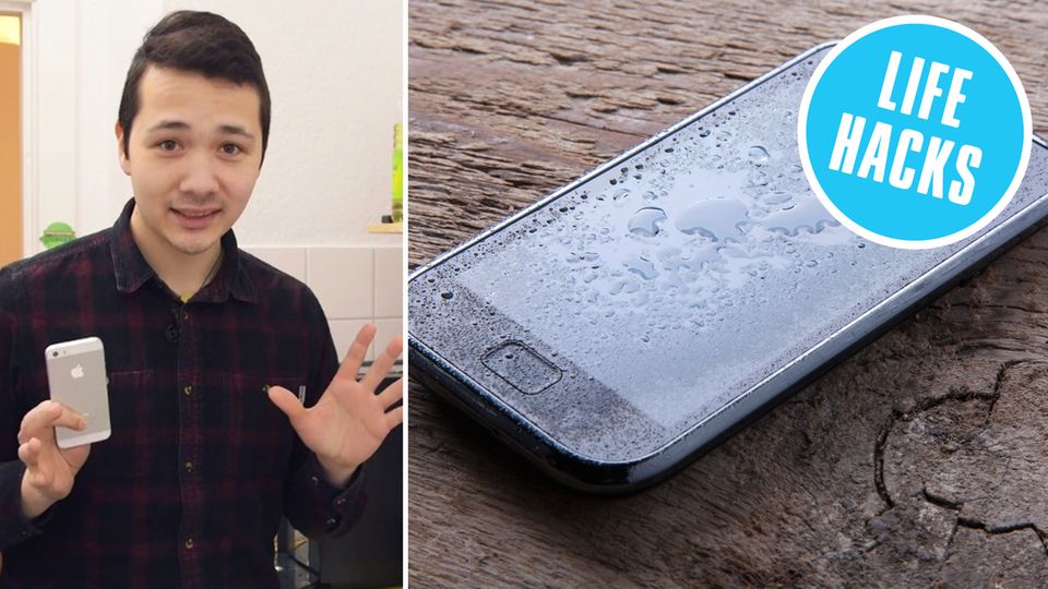 So retten sie ihr nasses Handy