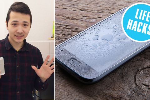 So retten sie ihr nasses Handy
