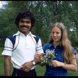 Die lange Radtour hat sich gelohnt: PK Mahanandia und Charlotte von Schedvin frisch verheiratet