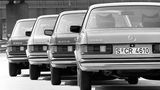 Selbstzünder als starkes Team: Die Limousinen 200 D, 220 D, 240 D und 300 D der Mercedes-Benz Baureihe W 123.