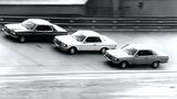 Sportliches Trio: 1977 kamen die Coupés Mercedes-Benz 230 C, 280 C und 280 CE auf den Markt.