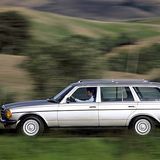 Großer Raum und großer Stil: Das T-Modell der 1977 vorgestellten Mercedes-Benz Baureihe 123 setzte Maßstäbe für Freizeit- und Fa