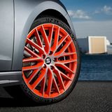 19 Zoll sind die Felgen groß.