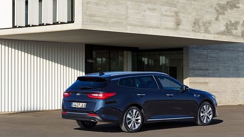 Der Kia Optima Sportswagon feiert beim Genfer Automobil-Salon seine Weltpremiere