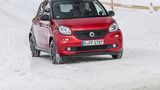 Mit dem 90-PS-Motor ist der Stadtfloh auch im Schnee gut unterwegs