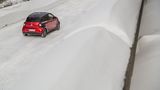 Auch im Schnee kommt der Smart Forfour gut klar