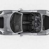 Auch der Porsche Boxster mit Vierzylinder-Aggregat ist ein Mittelmotorsportwagen