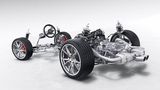Das Chassis des Porsche Boxster