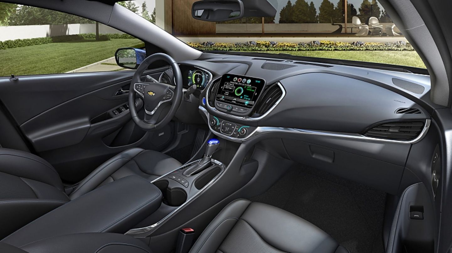 Das deutlich verbesserte Interieur des Chevrolet Volt 2016