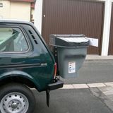 Lada Niva - als Räumfahrzeug unterwegs