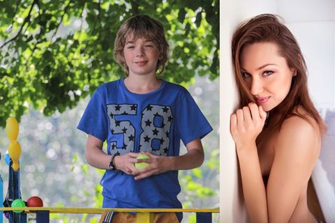 Der Junge Ruslan, der einen Monat mit der Porno-Darstellin Ekaterina Makarova gewonnen hat, arbeitet als Schauspieler.