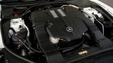 Mercedes SL 400 - der aufgeladene Sechszylinder mit drei Litern Hubraum klängt mäßig