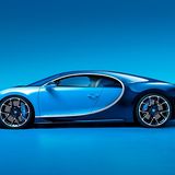 Der Bugatti Chiron ist 4,54 Meter lang