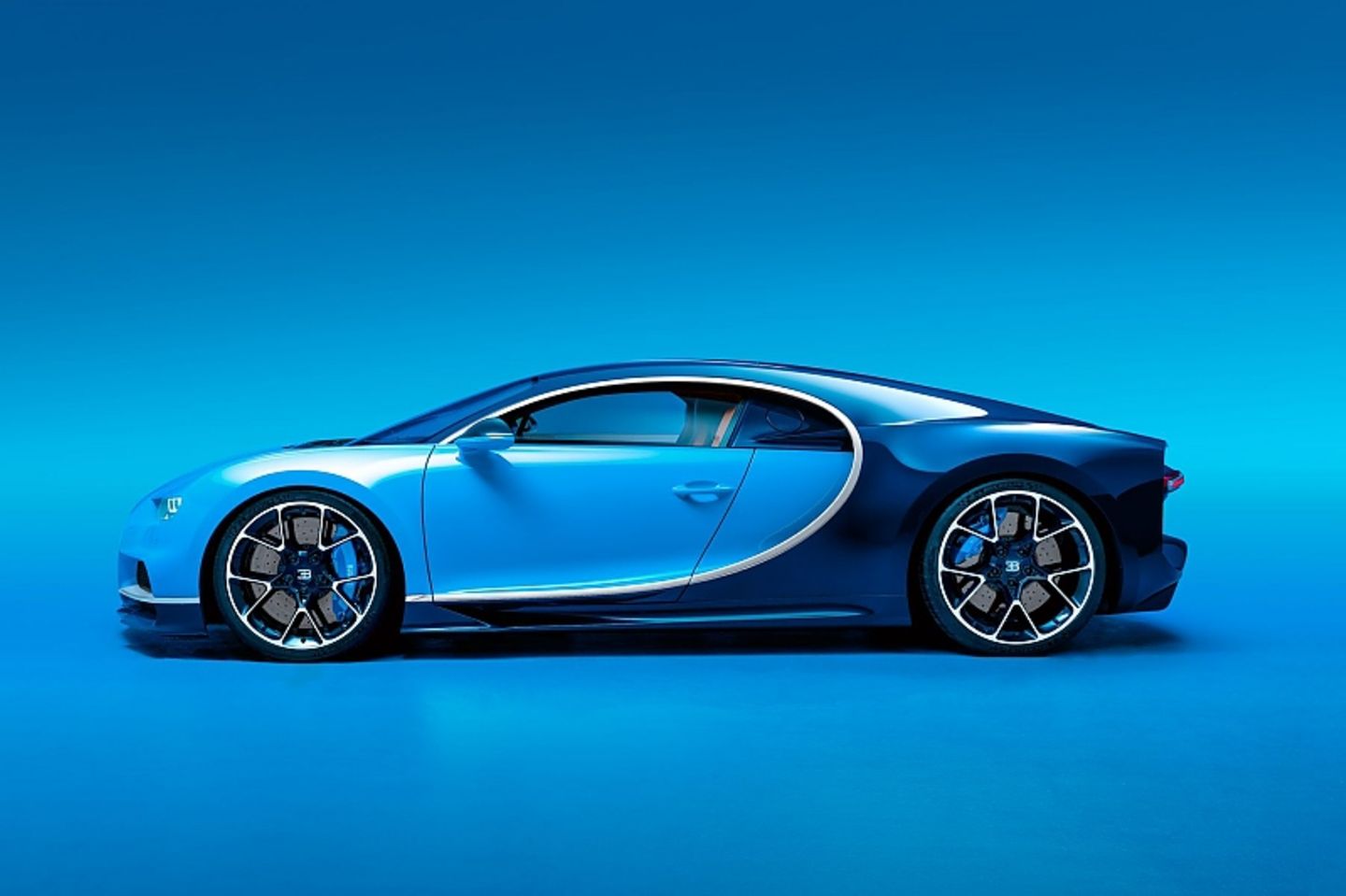 Der Bugatti Chiron ist 4,54 Meter lang