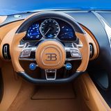 Das Cockpit des Bugatti Chiron gleicht dem eines Flugzeuges