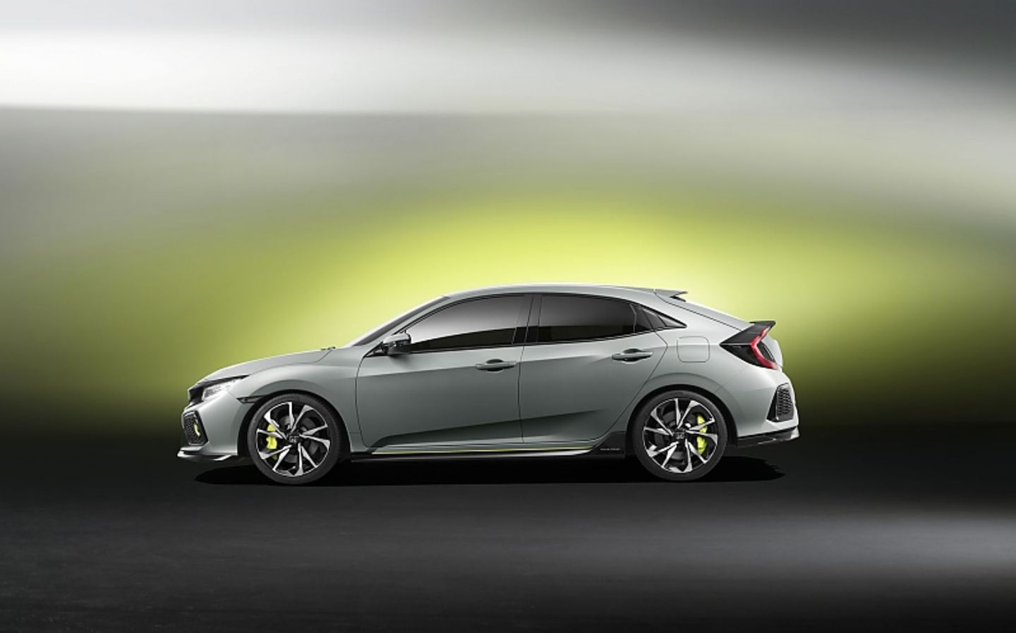 Der Honda Civic Prototyp hat eine coupéhafte Silhouette
