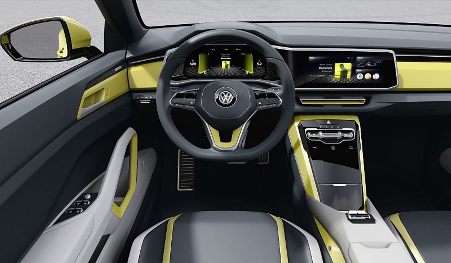 Das Cockpit des VW T-Cross Breeze.