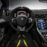 Der Alcantara-Interieur des Lamborghini Centenario 2016