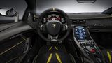 Der Alcantara-Interieur des Lamborghini Centenario 2016
