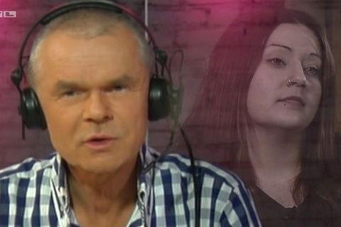 Jürgen Domian und Anruferin Christina