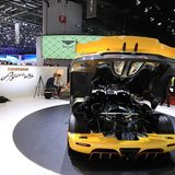Der Koenigsegg Agera RS steht auch in Genf.