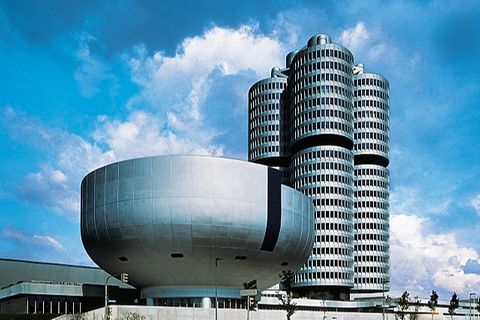 BMW Firmensitz am Münchner Petuelring