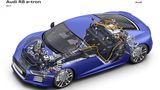 Audi kann verschiedene Batteriezellen einsetzen (Audi R8 e-tron Technik)