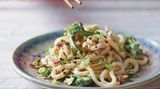 Die japanischen Udon-Nudeln sind viel sättigender als normale Spaghetti