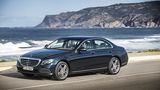 Mercedes E 220d - auch optisch zwischen C- und S-Klasse platziert
