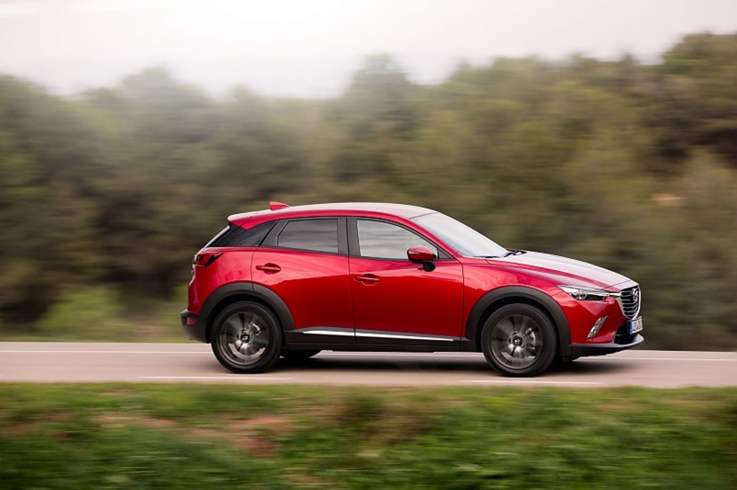 Der Mazda CX-3 ist 4,28 Meter lang,...