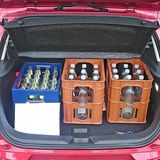 Der Kofferraum fasst 350 Liter.