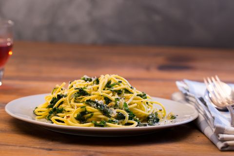 Frühlingsküche: Die Frühlingspasta schlechthin – Spaghetti mit frischem Bärlauch