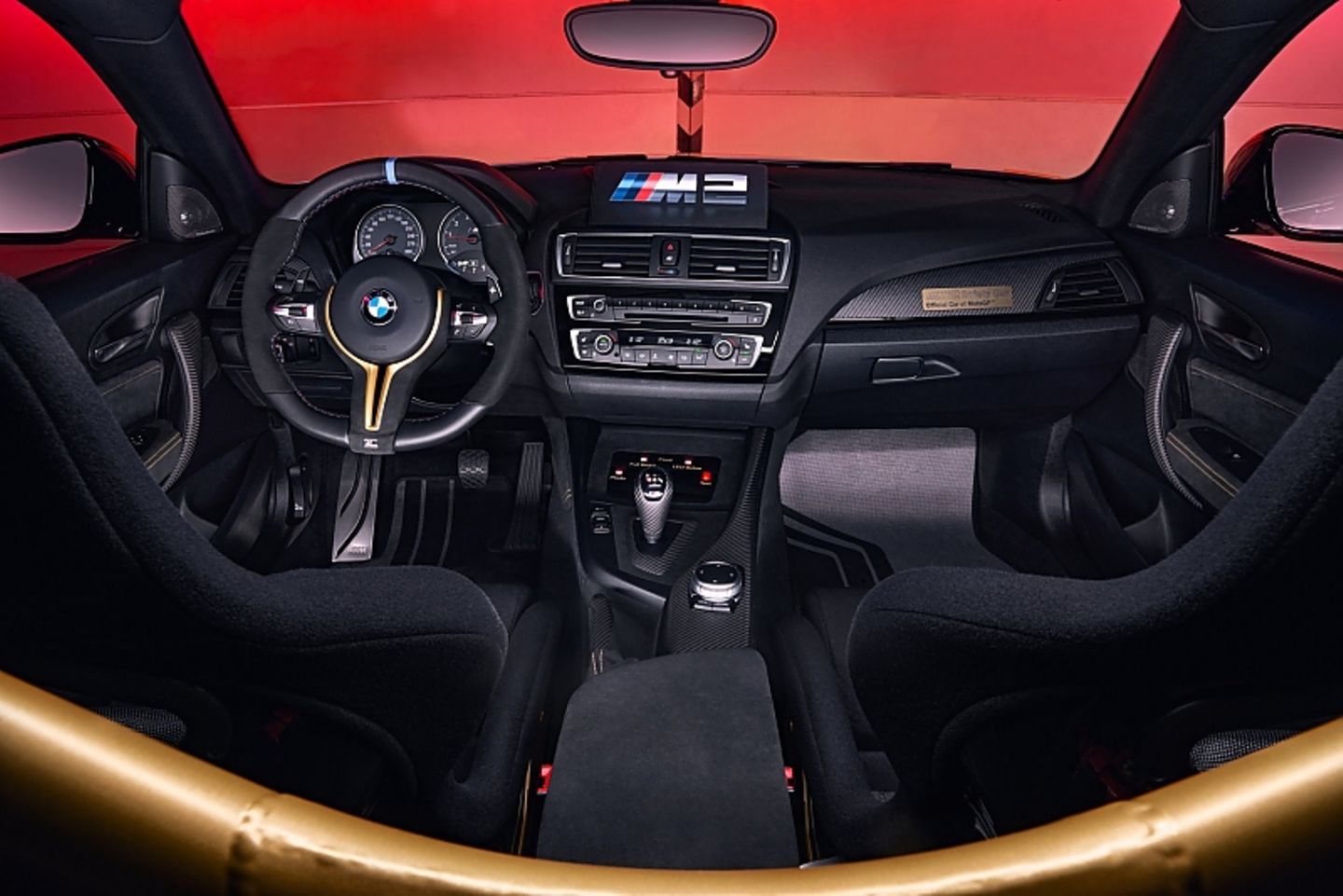 BMW M2 Safety Car Moto GP 2016 - der Innenraum