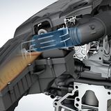 Beim 1,6 Liter Motor wird ein Strömungsgleichrichter im Ansaugtrakt eingesetzt.