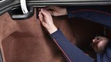 BMW 750 Li Solitaire - auch der Laderaum wurde mit Alcantara ausgeschlagen
