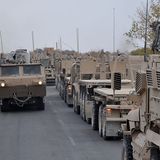 Der Konvoi mit vielen Einzelwagen macht die Truppe beweglicher