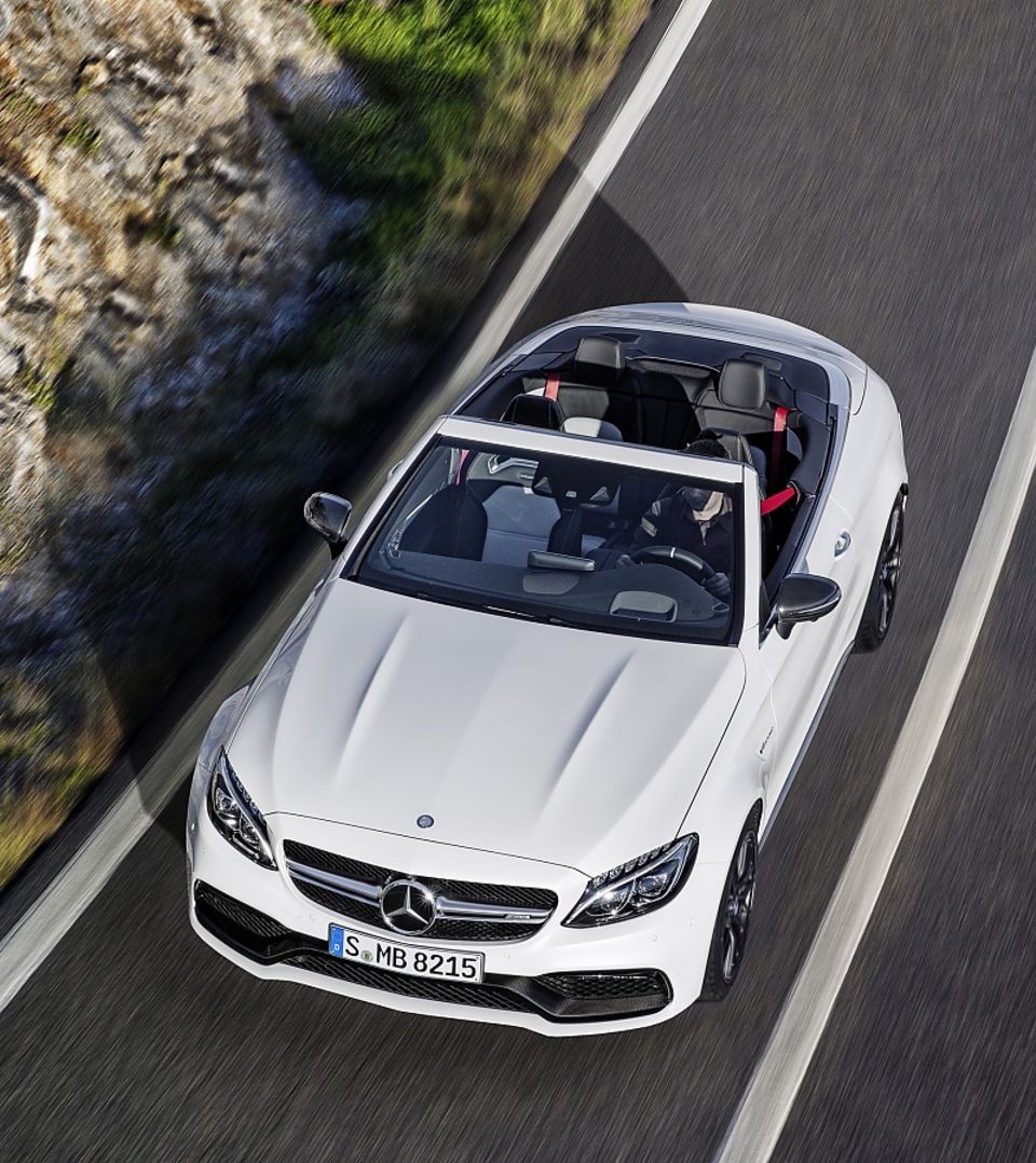 Mercedes AMG C 63 Cabrio - oben ohne Mercedes AMG C 63 Cabrio - oben ohne
