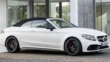 Mercedes AMG C 63 Cabrio mit geschlossenem Dach