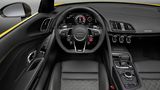 Der Innenraum des Audi R8 Spyder
