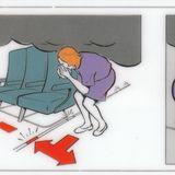 12. Tragen Sie idealerweise Kleidung aus Naturfaser wie Baumwolle. Weniger hitzeresistente Kunstfaser führt bei Feuer an Bord eher zu Hautverbrennungen.